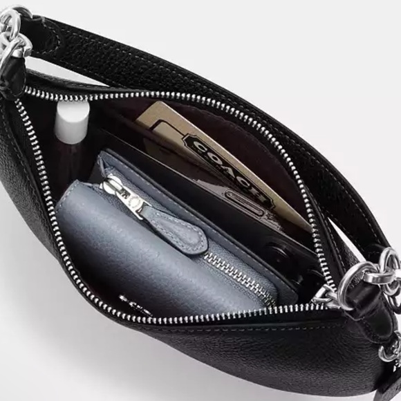 Coach Mini Payton Bag! NWT Silver/Chalk - Picture 7 of 11